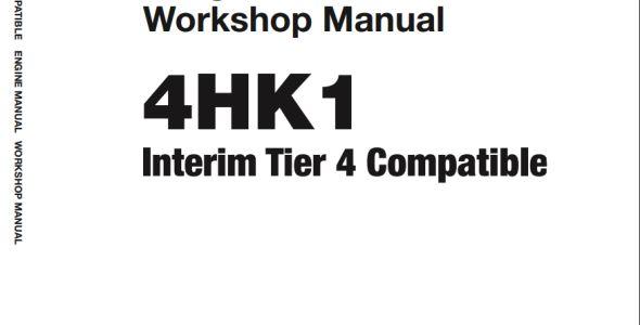 Hitachi 4HK1 Engine Manual (Interim Tier 4 Compatible) — Workshop Manual