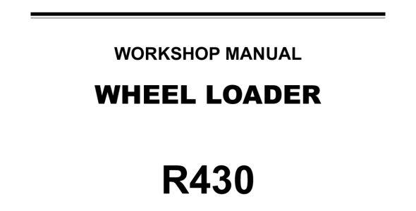 Kubota R430 Workshop Manual — RY911-26215 image