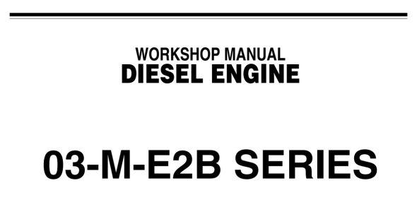 Kubota D1503-M, D1703-M, D1803-M, V2003-M, V2203-M, V2003-M-T, and V2403-M Workshop Manual — 9Y011-02813 image