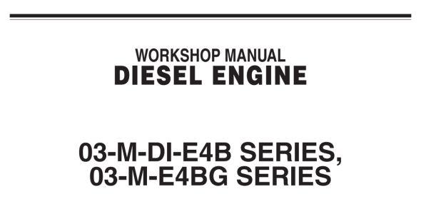 Kubota D1703-M-DI-E4B, and D1503-M-E4BG Workshop Manual — 9Y111-09672 image