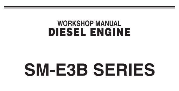 Kubota Z482-E3B, Z602-E3B, D722-E3B, D782-E3B, and D902-E3B Workshop Manual — 9Y111-00134 image
