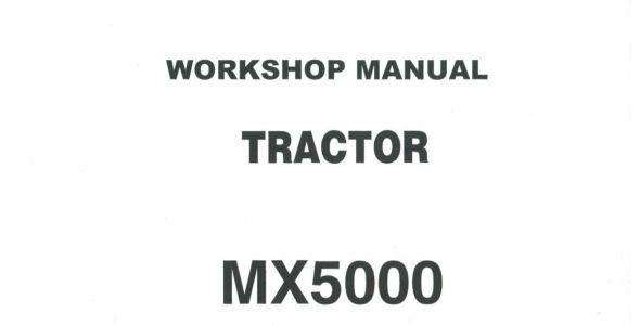 Kubota MX5000 Workshop Manual — 97897-12920 image
