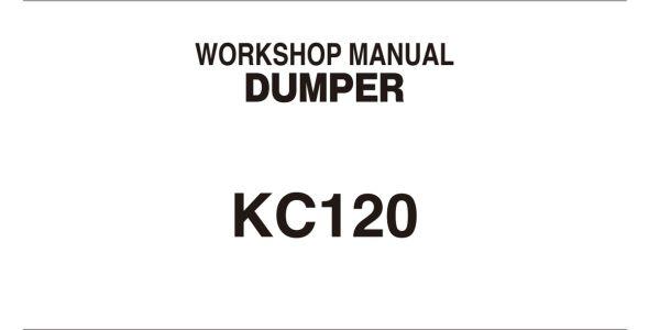 Kubota KC120 Workshop Manual — RY911-29270 image