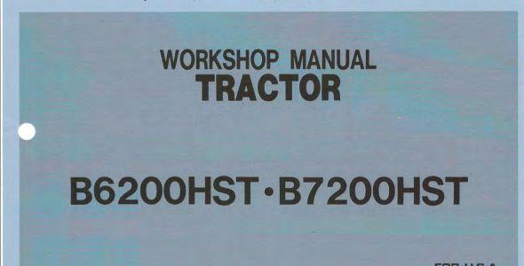 Kubota B6200HST-B7200HST Workshop Manual — 07909-70121 image