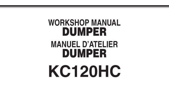 Kubota KC120HC Workshop Manual — RY911-20880 image