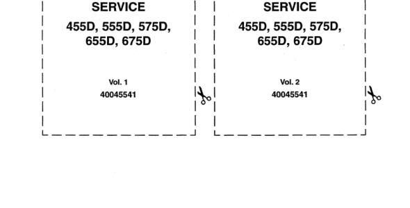 New Holland 455D, 555D, 575D, 655D, and 675D D Series Backhoe Loader Repair Manual — 40045541 image