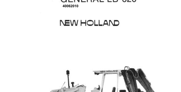 New Holland Loader Backhoe General LB-620 Service Manual — 40062010 image