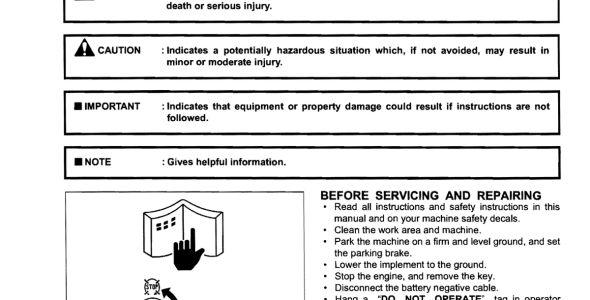 Kubota B3200 Tractor Workshop Manual image