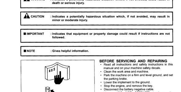 Kubota Backhoe Loader BX25 Workshop Manual image