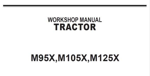 Kubota M95X, M105X, M125X Workshop Manual — 9Y011-13276 image