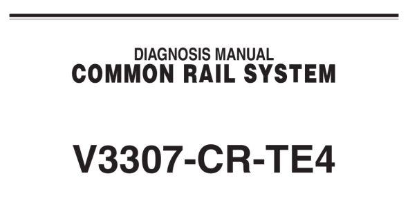 Kubota V3307-CR-TE4 Diagnostic Manual | 9Y110-02440 image