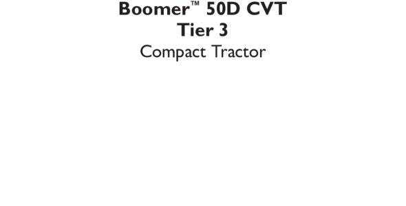 New Holland Boomer 40D/45D/50D CVT Tier 3 Service Manual image